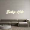 Custom neon sign Becky Hill