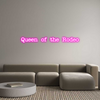 Custom neon sign Queen of the ...