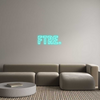 Custom neon sign FTRE.