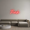 Custom neon sign Fink