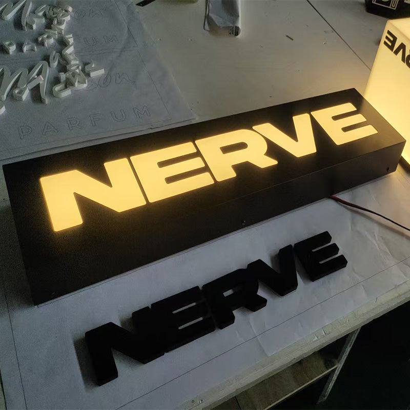 Double-Sided 3D Business Logo Sign