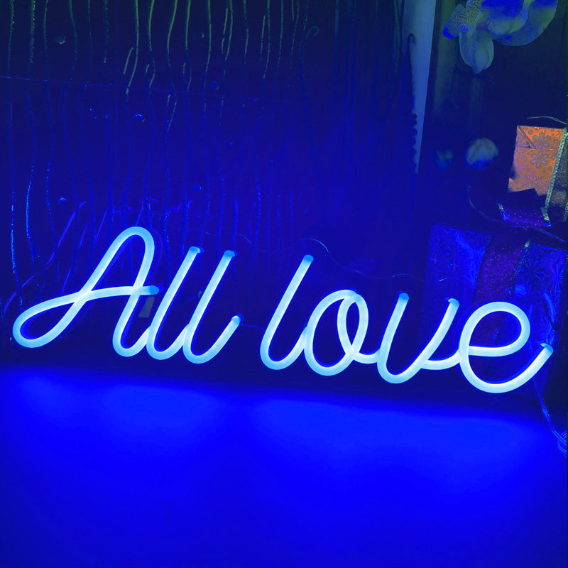 All love neon sign