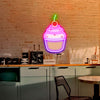 UV printing cupcake neon