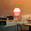 UV printing cupcake neon