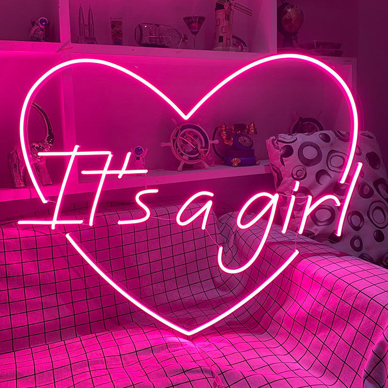 It's a girl ❤ neon sign
