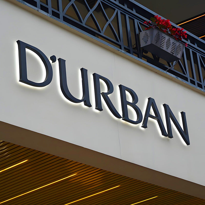 Acrylic advertising letters