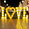 'LOVE' Lighting Bulbs Led Sign