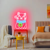 Lucky Cat Glowing Neon Sign