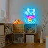 Lucky Cat Glowing Neon Sign