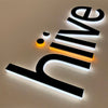 Acrylic backlit letters led signs