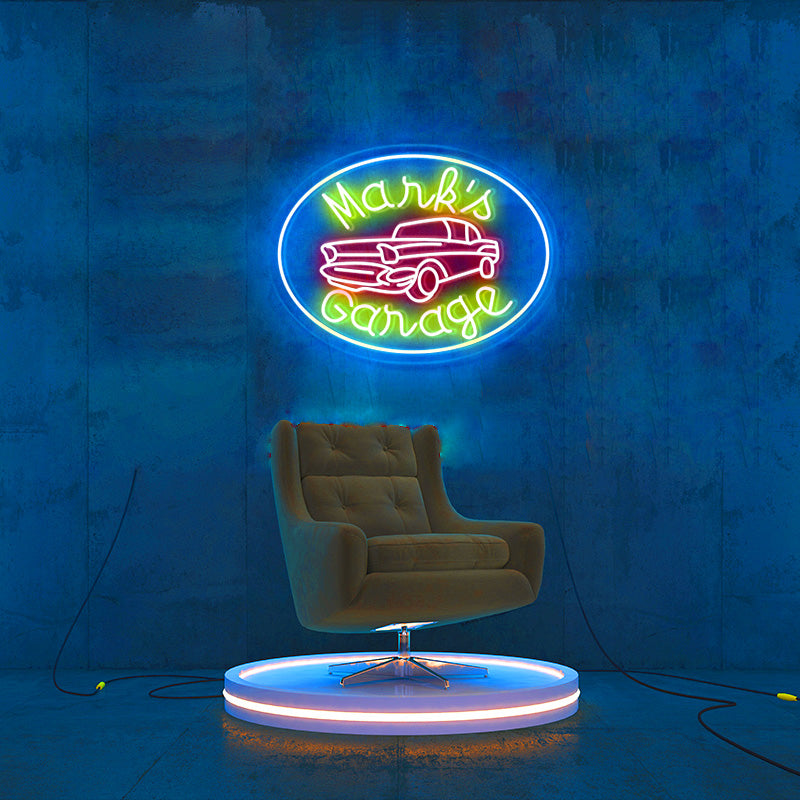 Personalisable Garage Neon Sign