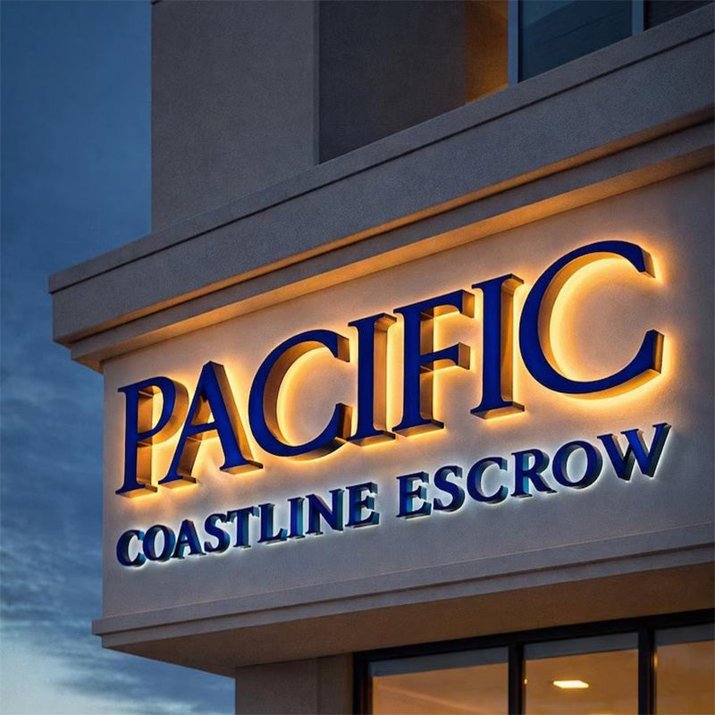 Customizable 3D Backlit LOGO Sign