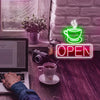 Coffee Cup Open Sign