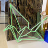 Neon Origami Crane