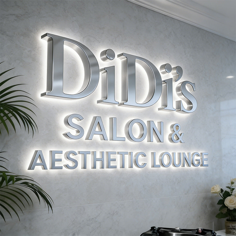 Stainless steel signage letters