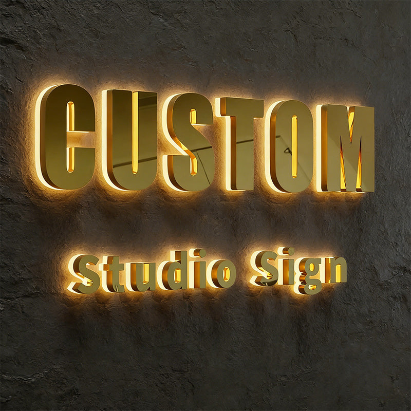 Stainless steel signage letters