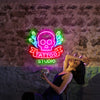 Skull Tattoo Studio LED Neon Sign