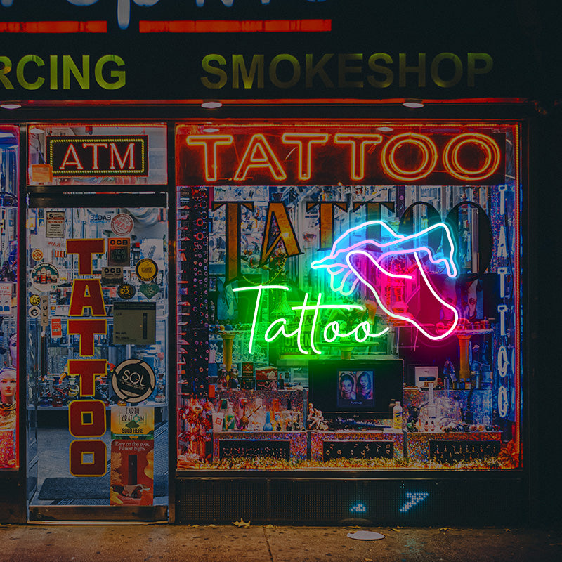 Personalised Tattoo Machine Neon Sign