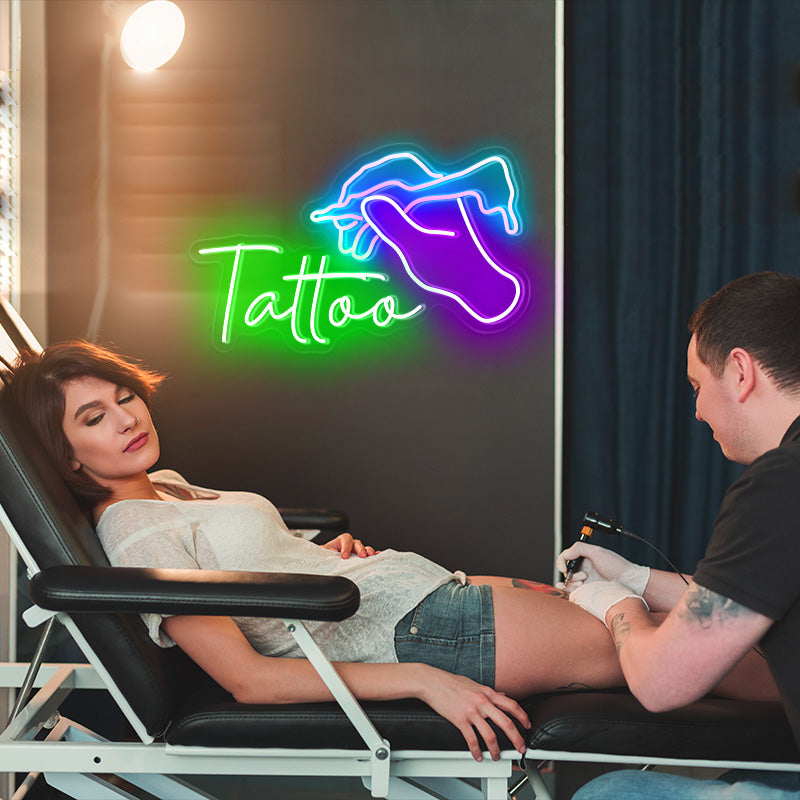 Personalised Tattoo Machine Neon Sign