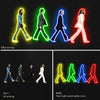 Beatles Four People Neon Sign