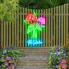 Personalized rose neon sign for garden