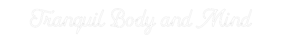 Custom neon sign Tranquil Body...