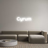 Custom neon sign Cyrum