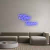 Custom neon sign Toffees 
   ...