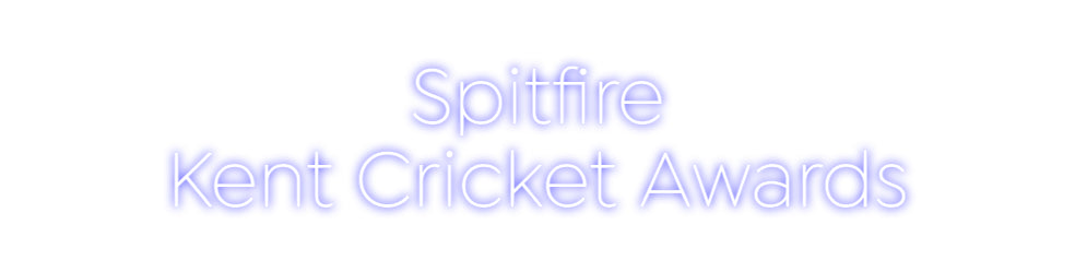 Custom neon sign Spitfire 
Ke...