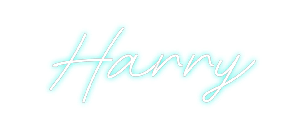 Custom neon sign Harry