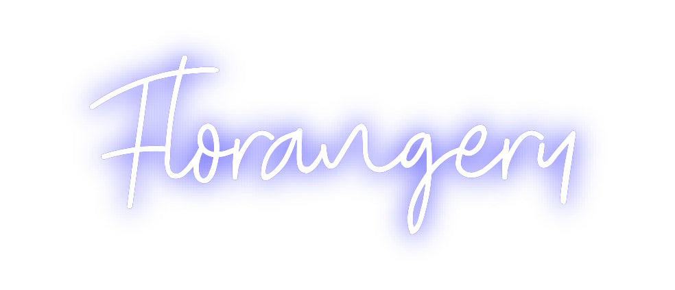 Custom neon sign Florangery