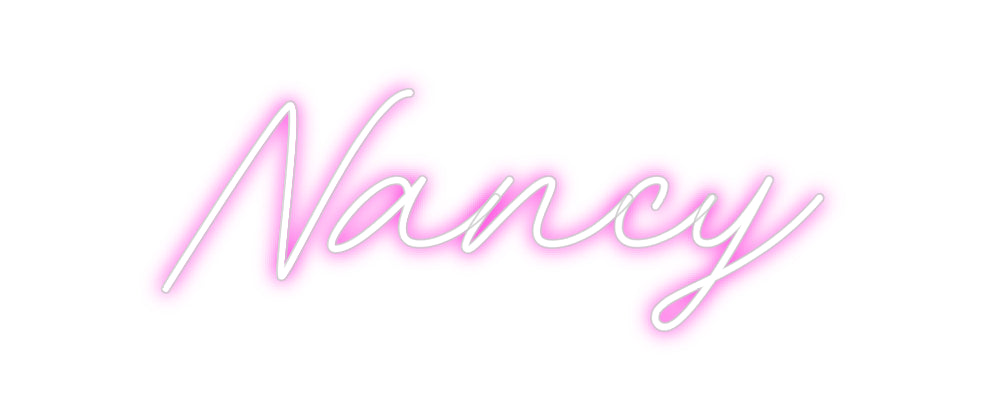 Custom neon sign Nancy