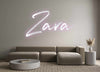 Custom neon sign Zara