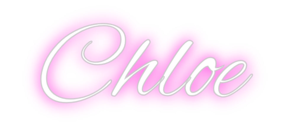 Custom neon sign Chloe