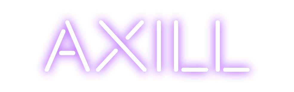 Custom neon sign AXILL