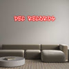 Custom neon sign DEC Records