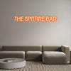 Custom neon sign THE SPITFIRE ...