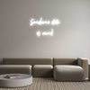 Custom neon sign Sunshine stat...