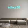 Custom neon sign Hillcoat-Till