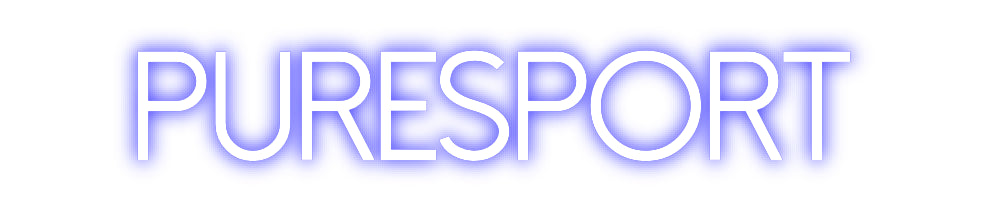 Custom neon sign Puresport