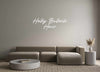 Custom neon sign Holly Bullock...