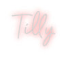 Custom neon sign Tilly