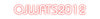 Custom neon sign OJWATS2012