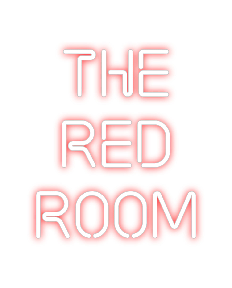Custom neon sign The
Red
Room