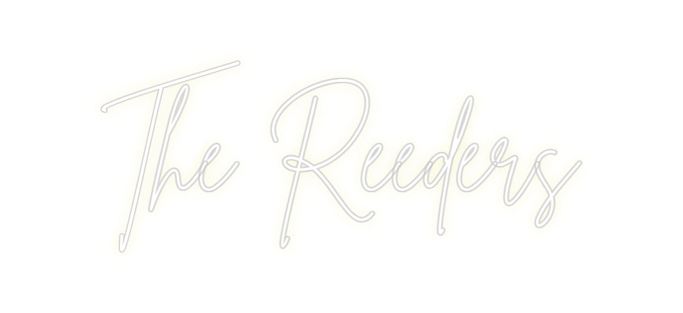 Custom neon sign The Reeders