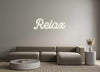 Custom neon sign Relax