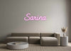 Custom neon sign Sarina