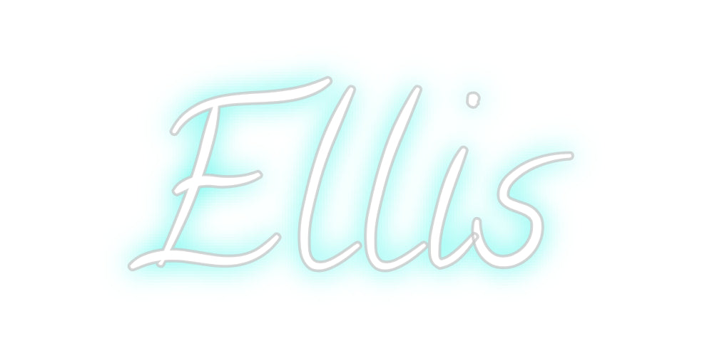 Custom neon sign Ellis