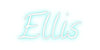 Custom neon sign Ellis