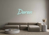 Custom neon sign Daren